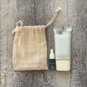 Oak Essentials Skincare Duo - Ritual Oil and Body lotion